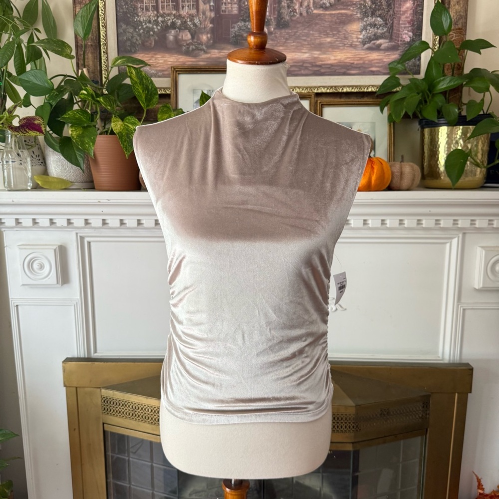 NWT Abercrombie & Fitch Paloma Velvet Top
